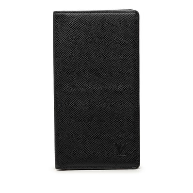ルイ ヴィトン タイガ ポルトバルール カルトクレディ 二つ折り 長財布 M30392 ブラック タイガレザー メンズ LOUIS VUITTON 【中古】