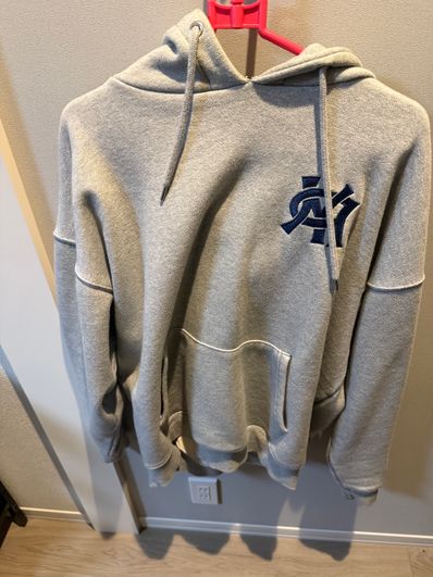 9090 N9 Logo Stich Hoodlie "Heather Gray"