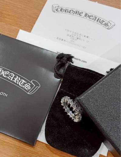 CHROME HEARTS クロムハーツ タイニースターバンドリング シルバー
