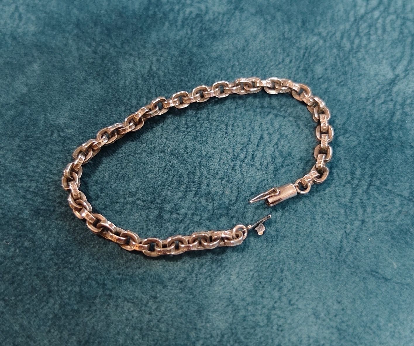 Chrome Hearts Paper Chain Bracelet 8inch "Silver"