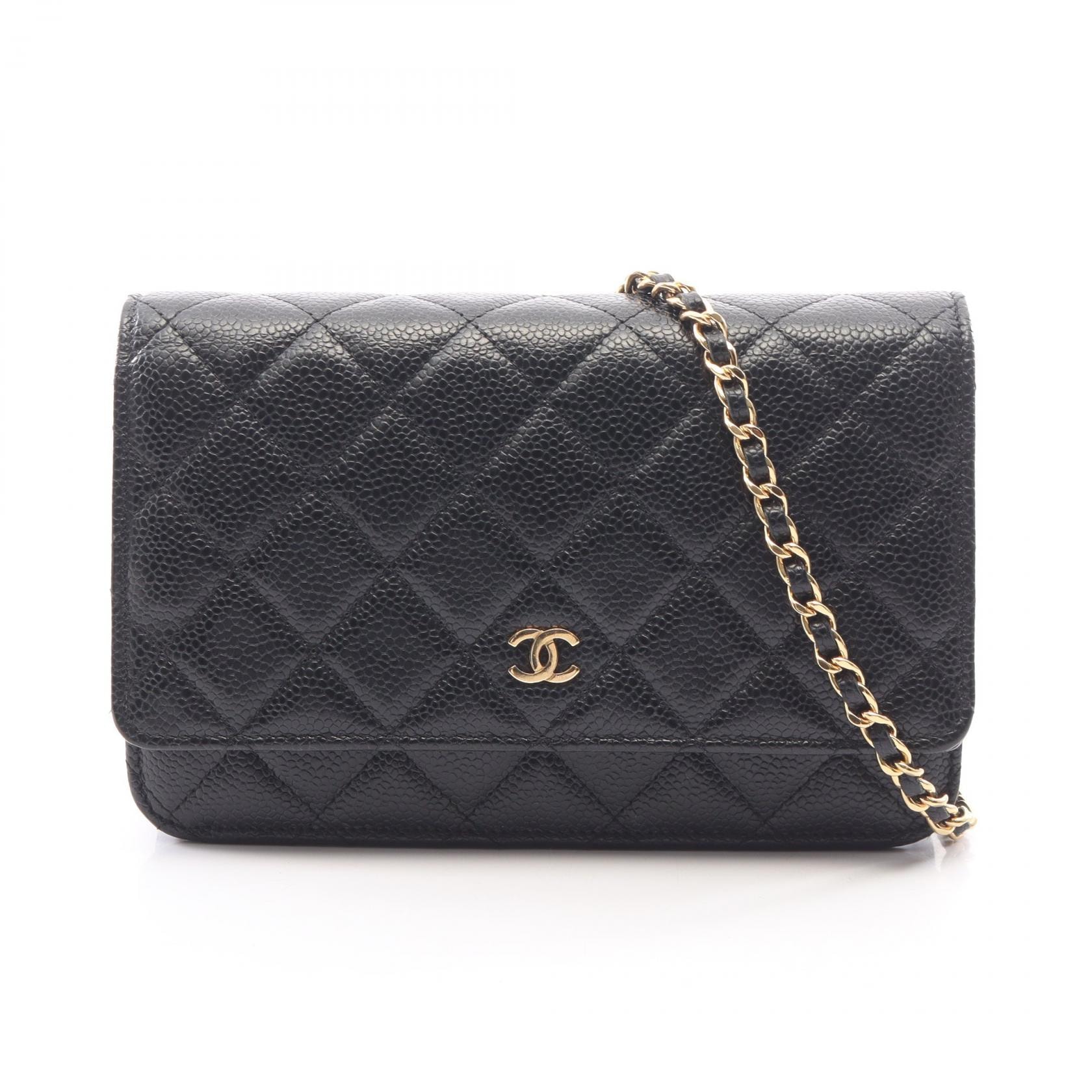 シャネル CHANEL マトラッセ ショルダーバッグ バッグ カーフ(牛革) レディース ブラック系 【中古】