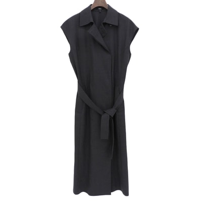 セオリー Wool Pl Flannel Belted Dress ワンピース レディース グレー P 01-5305204 25AW P