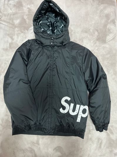 Supreme Sideline Side Logo Parka "Black"