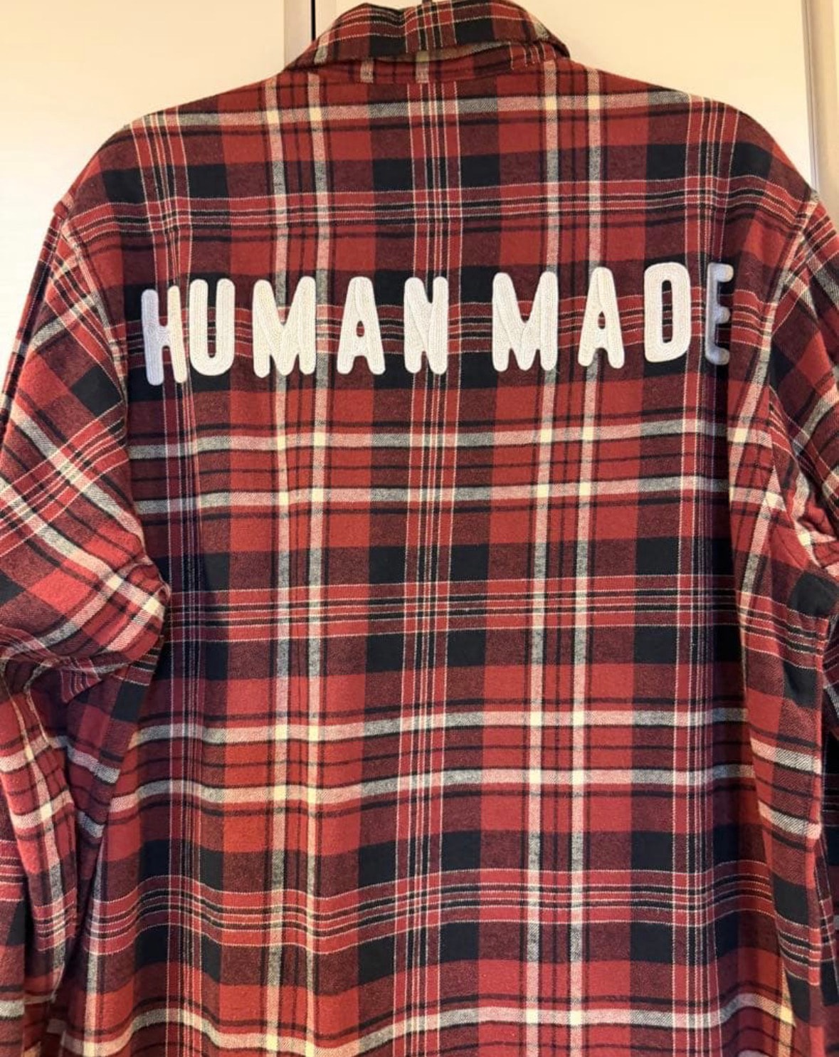 HUMAN MADE Flannel Check Shirt "Red"