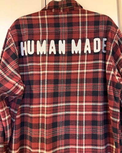 HUMAN MADE Flannel Check Shirt "Red"