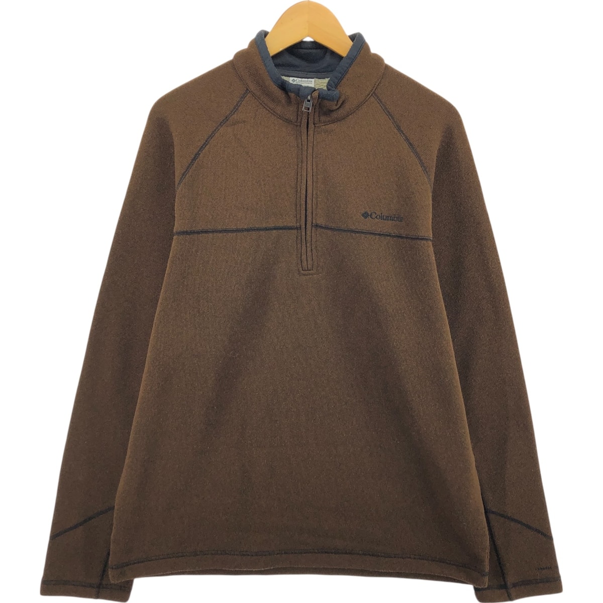 古着 コロンビア Columbia ハーフジップ フリースプルオーバー メンズXL相当/eaa389172