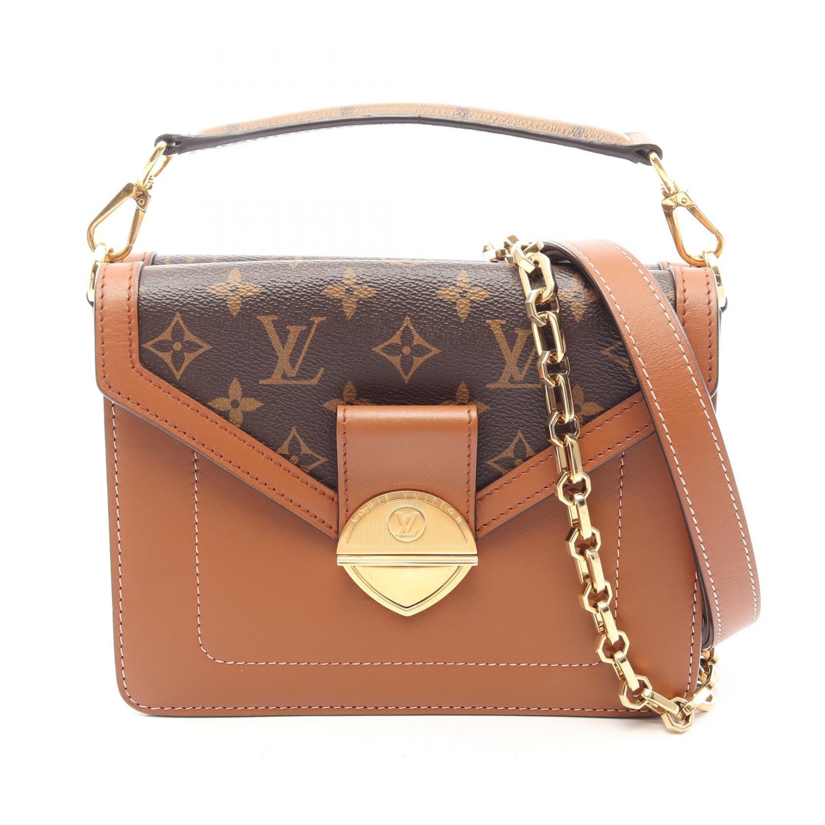 ルイ・ヴィトン LOUIS VUITTON サックビファス モノグラム 2WAY ハンドバッグ バッグ PVCコーティングキャンバス レザー レディース ブラウン系 M44386 【中古】