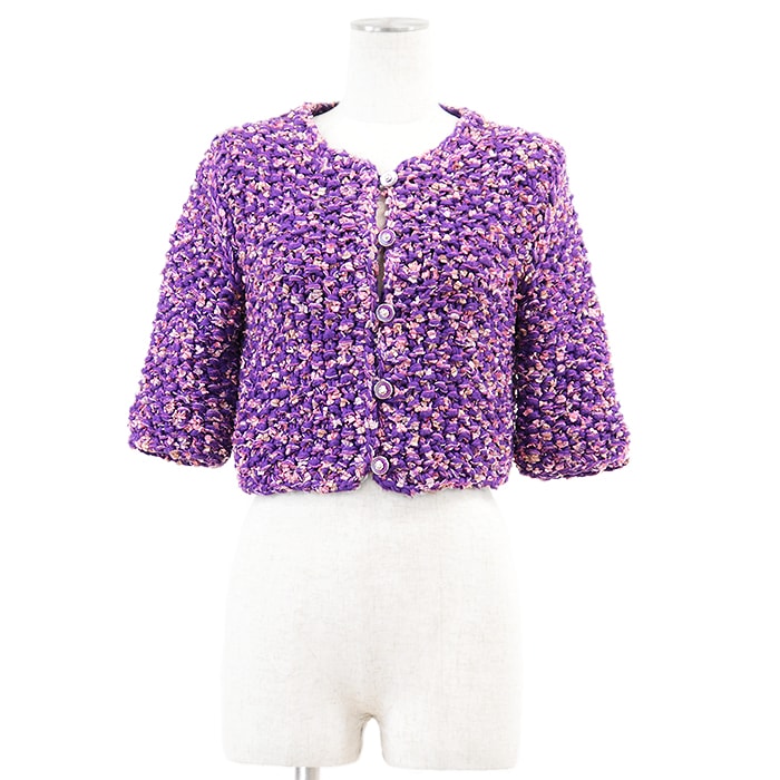 目立った傷や汚れなし】【美品】CHANEL シャネル ツイードジャケット