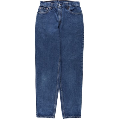 古着 00年代 リーバイス Levi's 550 RELAXED FIT TAPERED LEG テーパードデニムパンツ レディースL(w28)相当/eaa677306