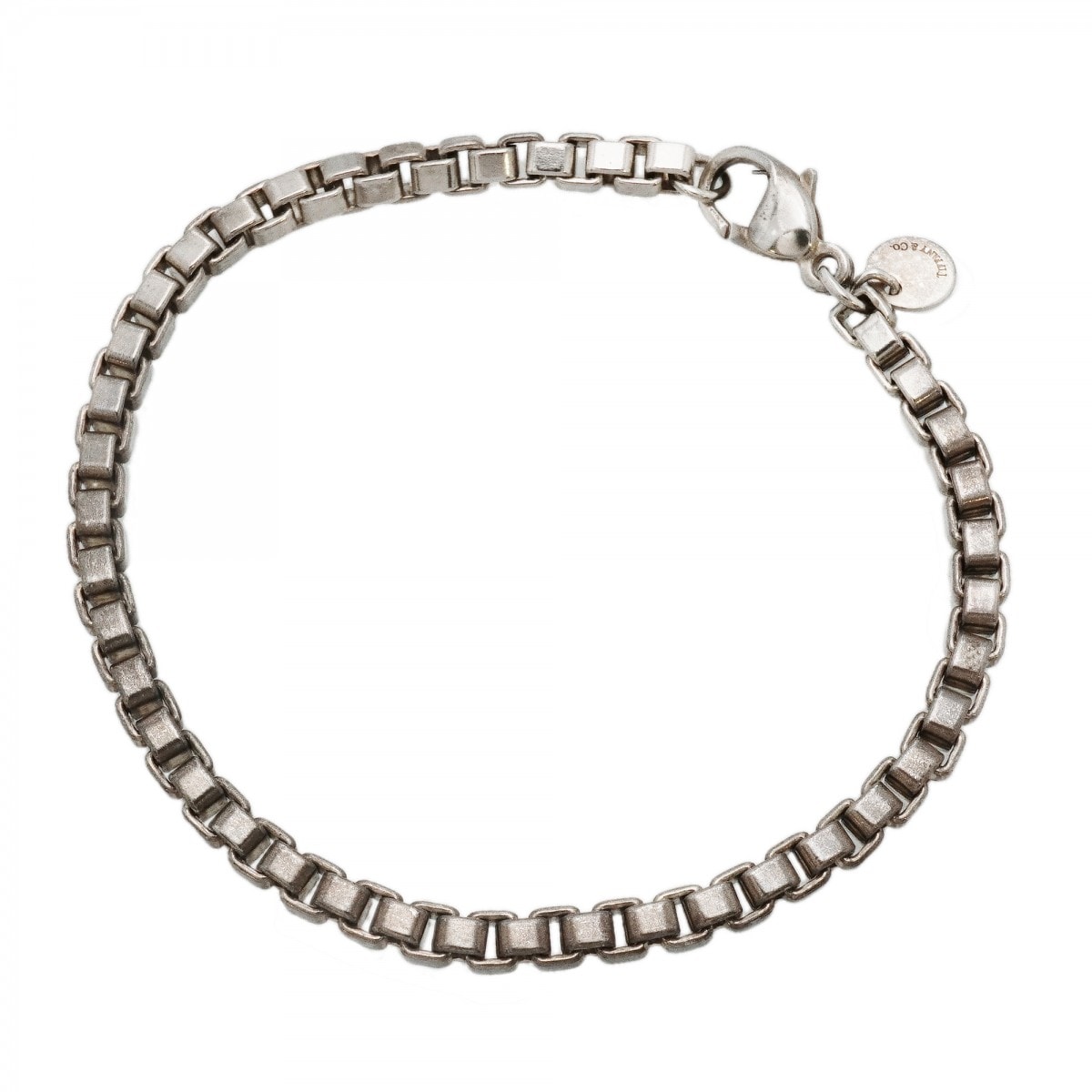 【6jcb0858-k】ティファニー ブレスレット ベネチアン シルバー925【中古】レディース