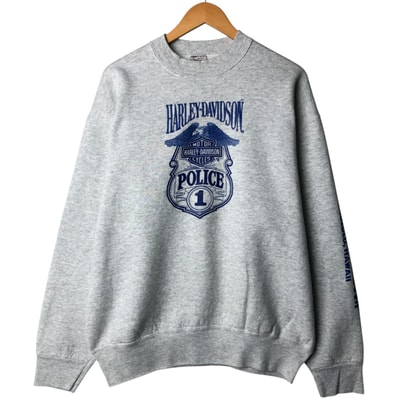 古着 90年代 フルーツオブザルーム FRUIT OF THE LOOM Harley-Davidson ハーレーダビッドソン アドバタイジング スウェットシャツ トレーナー USA製 メンズXL相当 ヴィンテージ/eaa545952