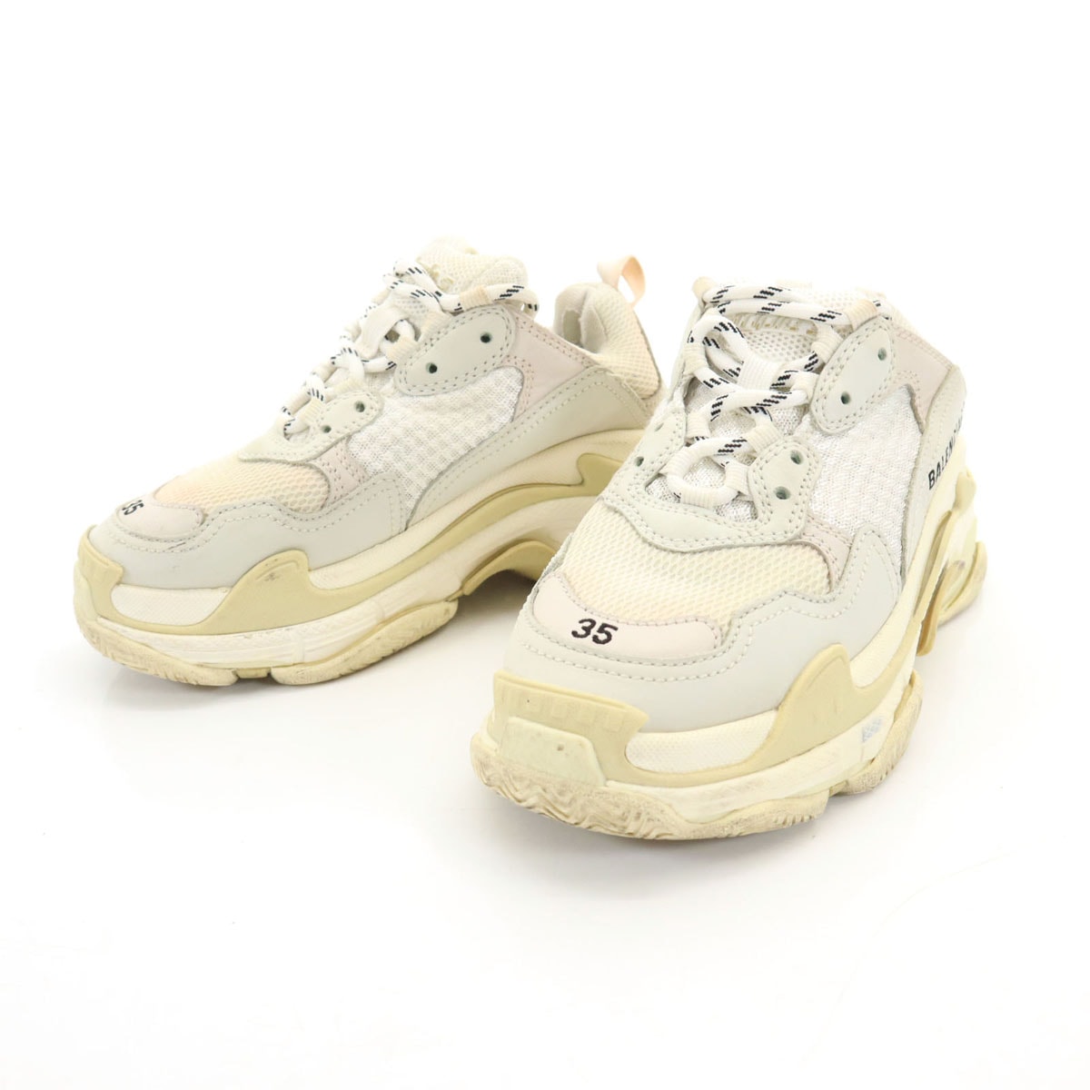BALENCIAGA バレンシアガ トリプルS スニーカー 23 アイボリー 524036