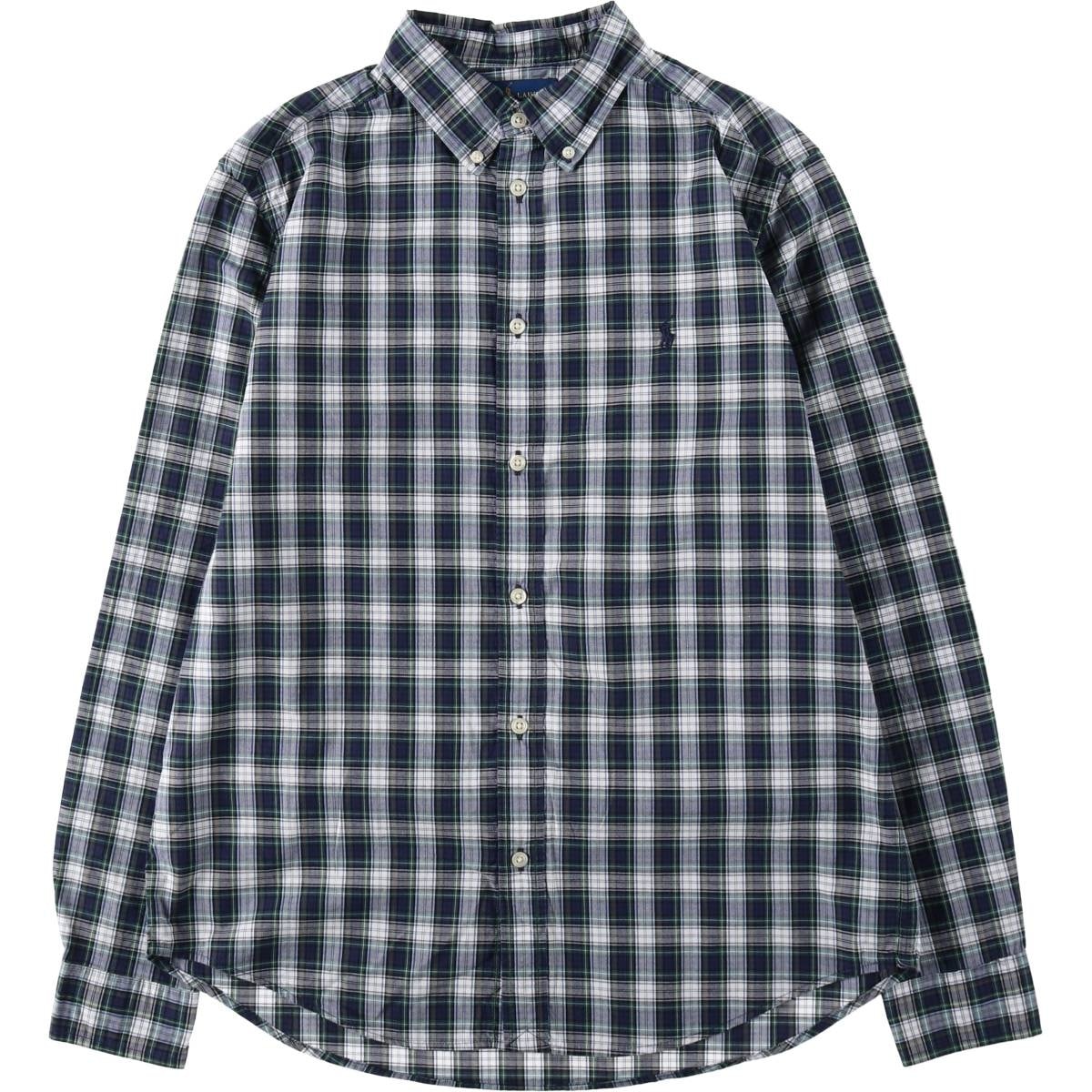 古着 ラルフローレン Ralph Lauren 長袖 ボタンダウンチェックシャツ レディースM相当/eaa652769