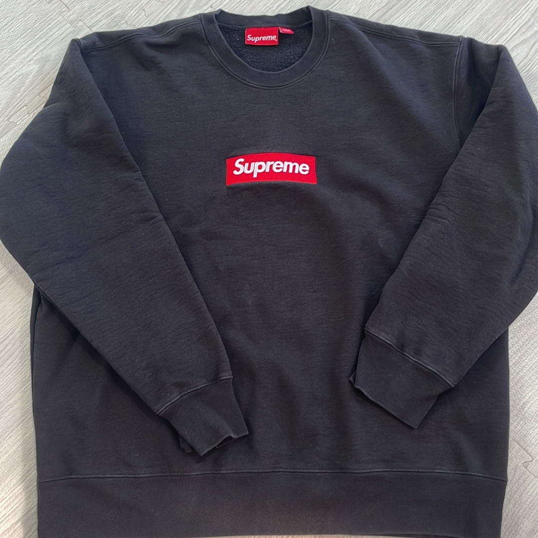 Supreme Box Logo Crewneck "Black" (22FW)