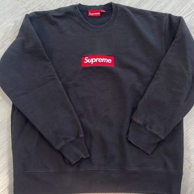 Supreme Box Logo Crewneck "Black" (22FW)
