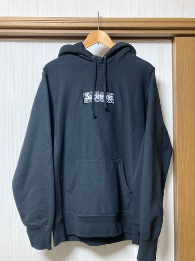 Supreme Bandana Box Logo Hooded Sweatshirt "Black"