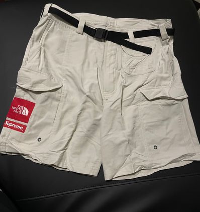 Supreme x The North Face Trekking Packable Belted Short "Moonlight ivory"
