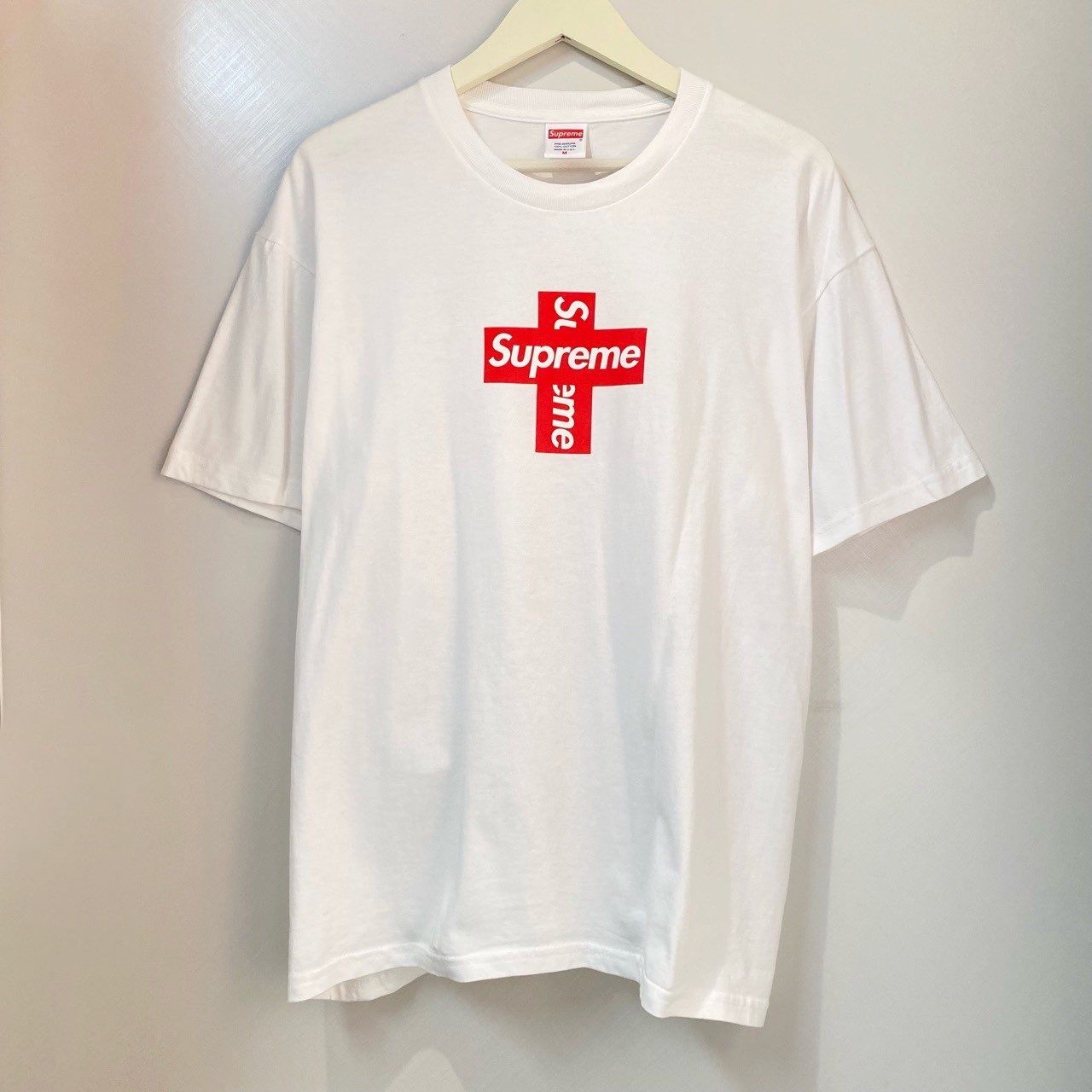 Supreme Cross Box Logo Tee "White"