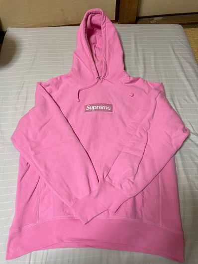 Supreme Box Logo Hooded Sweatshirt "Pink" (21FW)