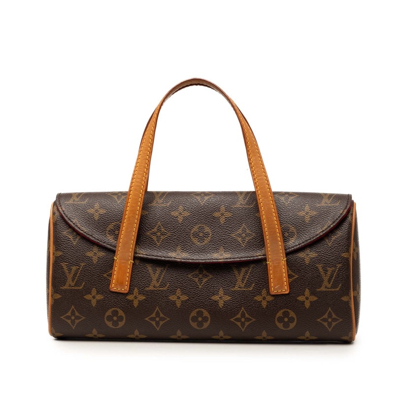 ルイ ヴィトン モノグラム ソナチネ ハンドバッグ M51902 ブラウン PVC レザー レディース LOUIS VUITTON 【中古】