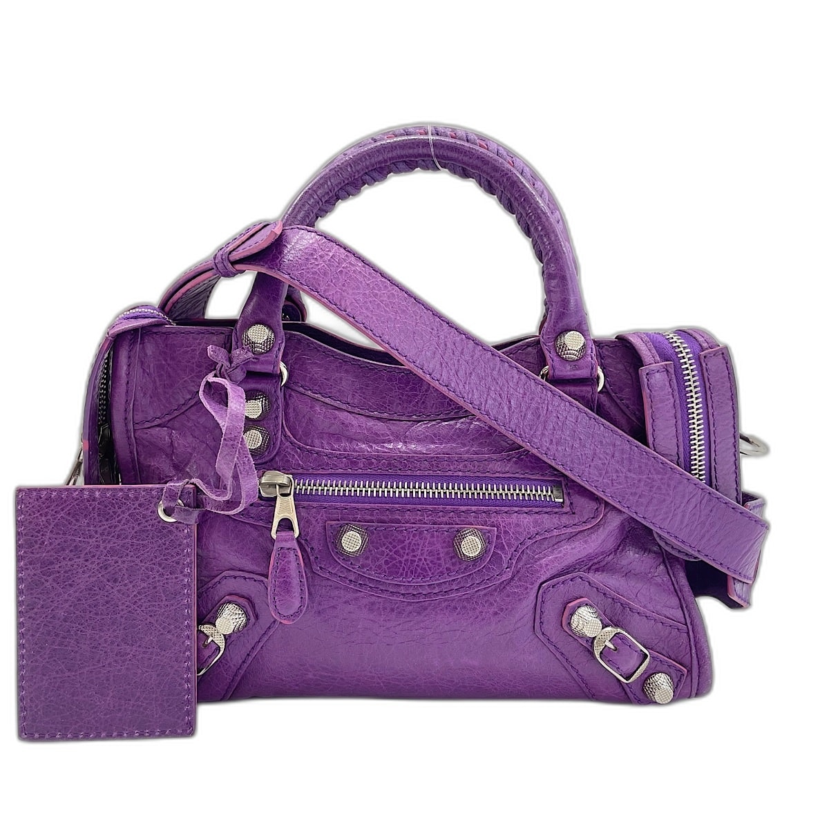 バレンシアガ BALENCIAGA ジャイアントミニシティ 2WAY ハンドバッグ レザー【中古】