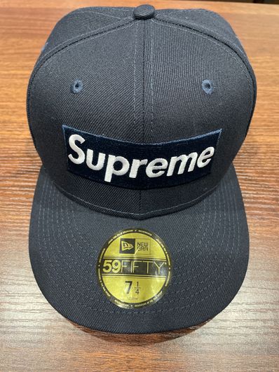 Supreme No Comp Box Logo New Era "Navy"