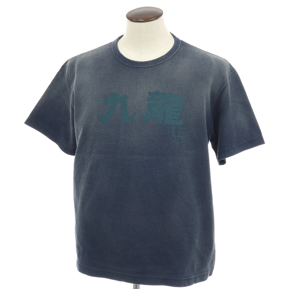 【中古】ユニフォームエクスペリメント uniform experiment × GrowthRing & Supply 2026年春夏 GRS FADED 半袖Tシャツ ネイビー【サイズ3】【メンズ】