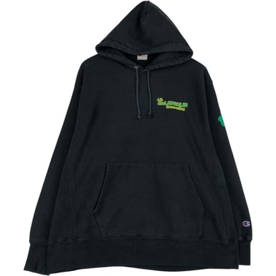 古着 チャンピオン Champion REVERSE WEAVE リバースウィーブ アドバタイジング スウェットプルオーバーパーカー メンズXL相当/eaa645489