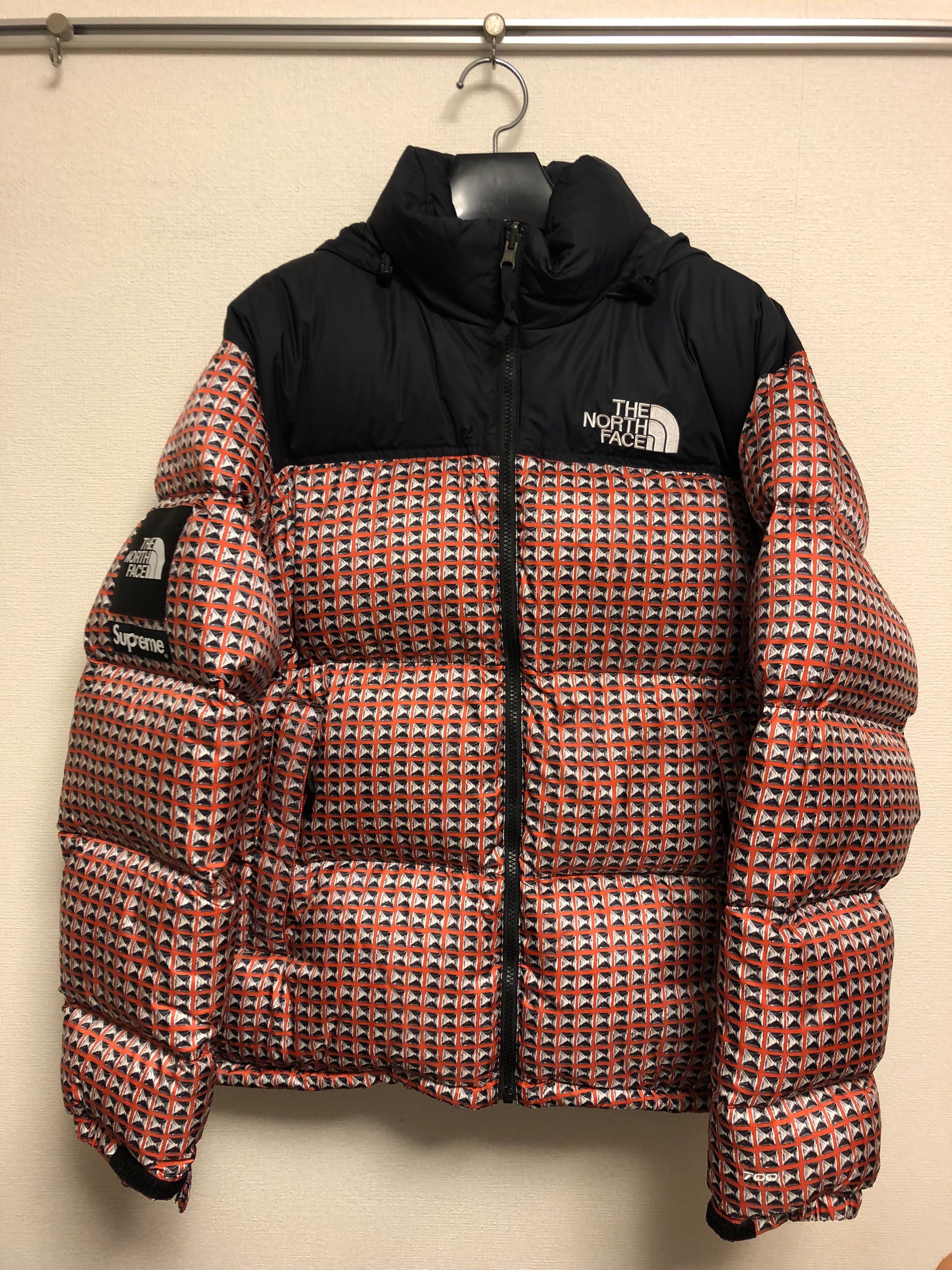 Supreme x The North Face Studded Nuptse Jacket "Red"
