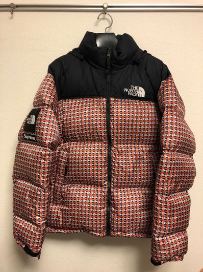Supreme x The North Face Studded Nuptse Jacket "Red"