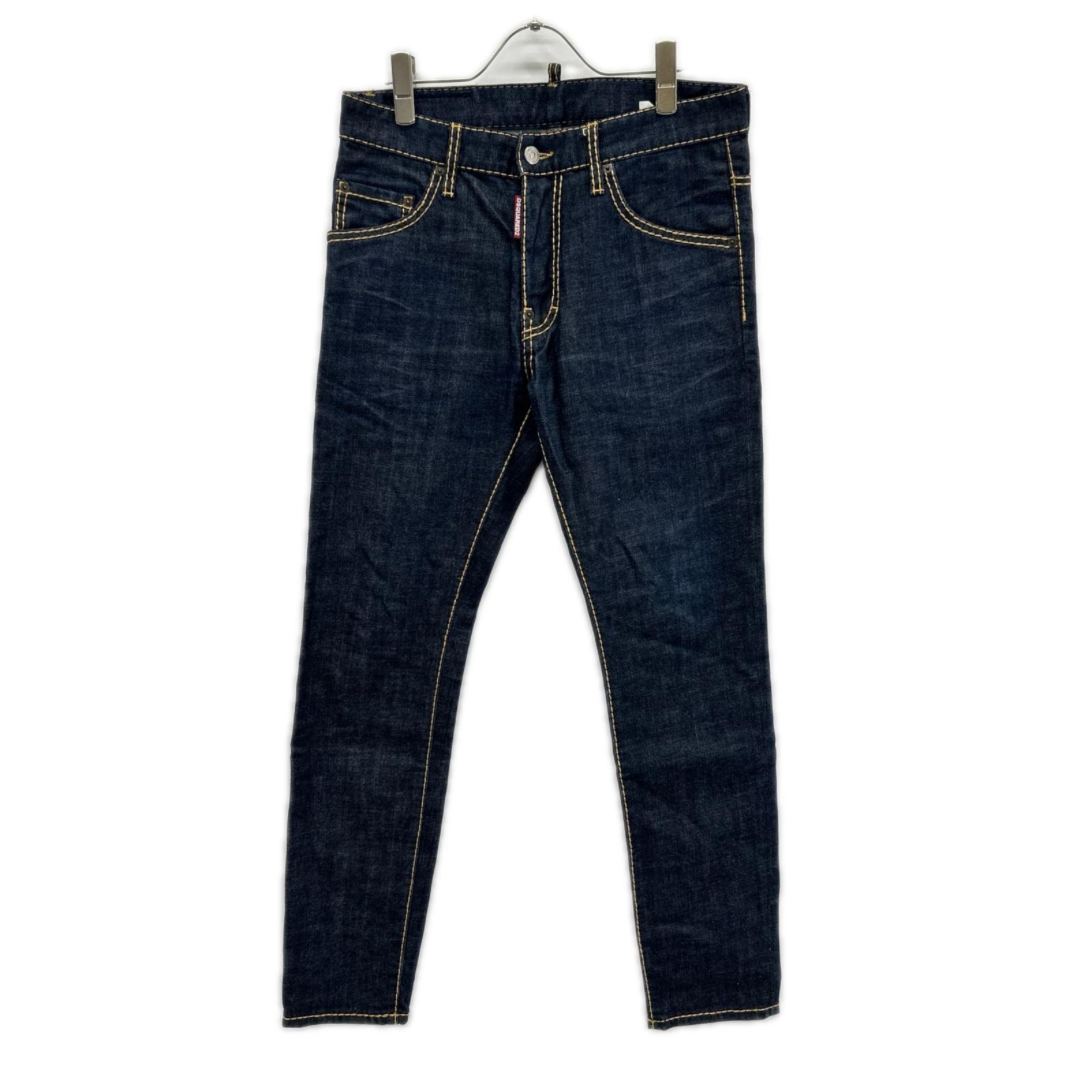 ディースクエアード 17年製 S74LB0153 インディゴ SKATER JEAN 46
