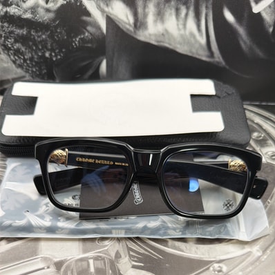 Chrome Hearts SEE YOU IN TEA 53 Square "Black/Gold"