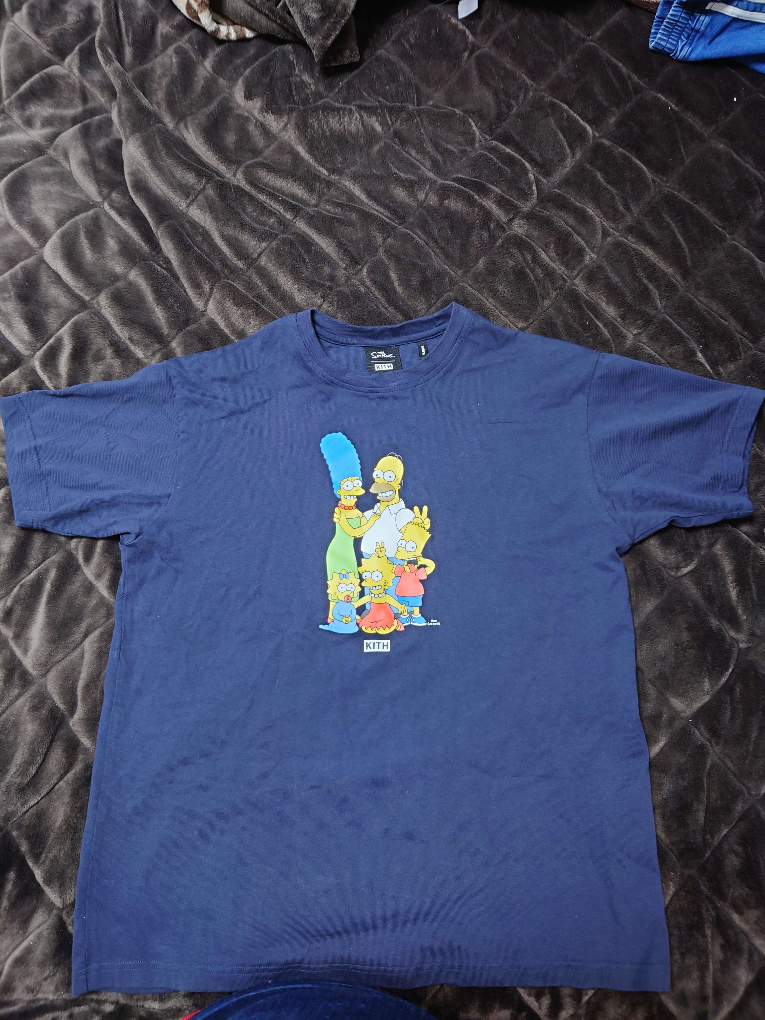 Kith The Simpsons Portrait Tee "Navy"