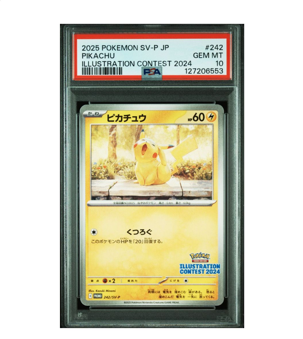 ピカチュウ [SV-P 242](プロモカードパック「イラストレーションコンテスト 2024 受賞作品プロモカード化記念キャンペーン」)