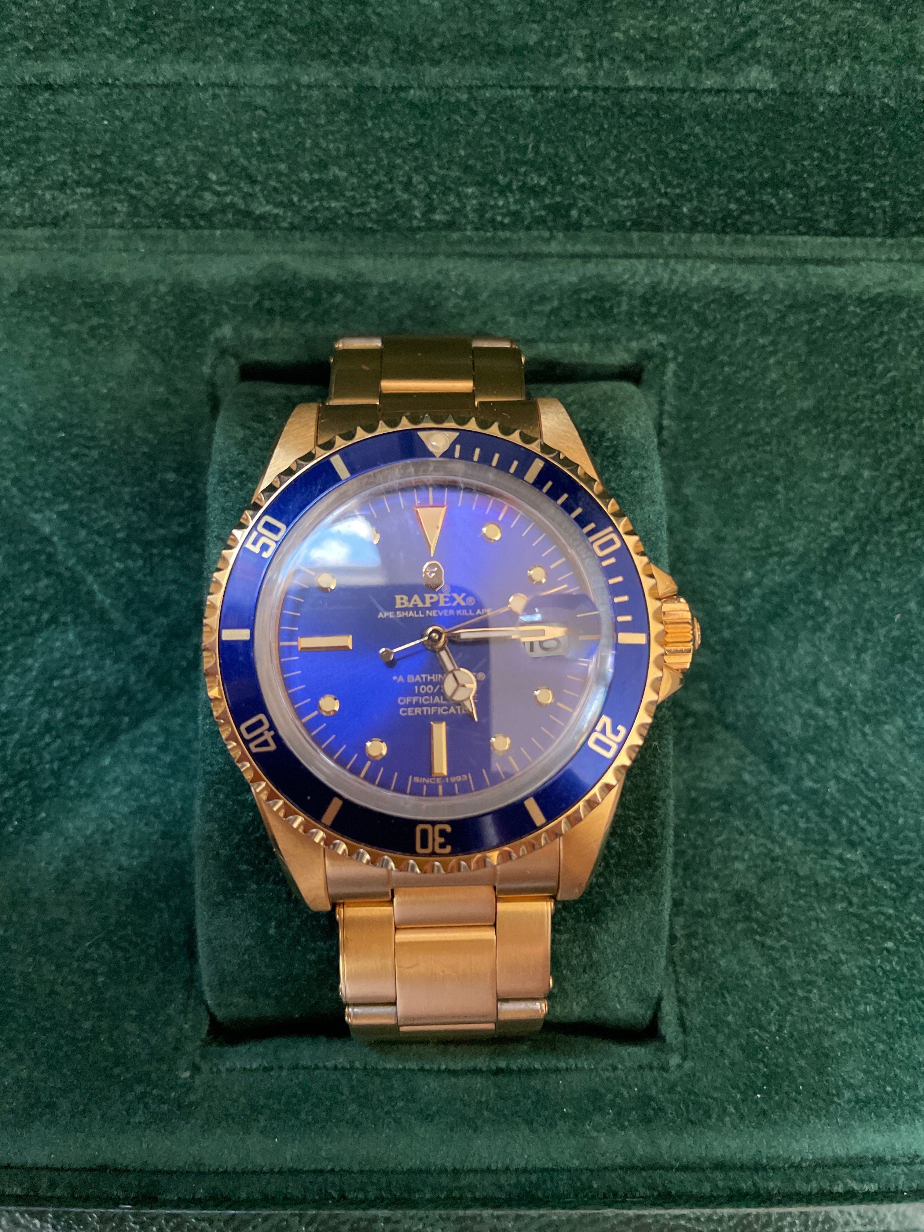 A BATHING APE  BAPEX  M  TYPE1 ブルー