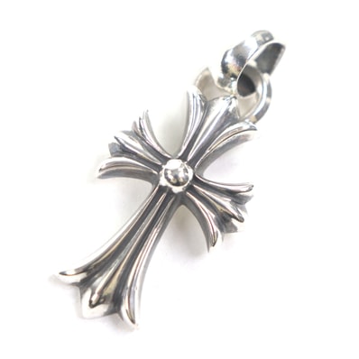 Chrome Hearts Small CH Cross with Bale Pendant Top "Silver"