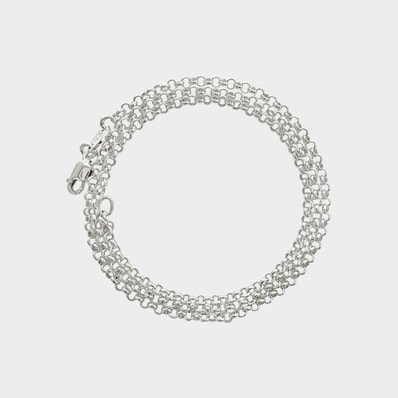 Chrome Hearts Roll Chain Necklace "Silver"