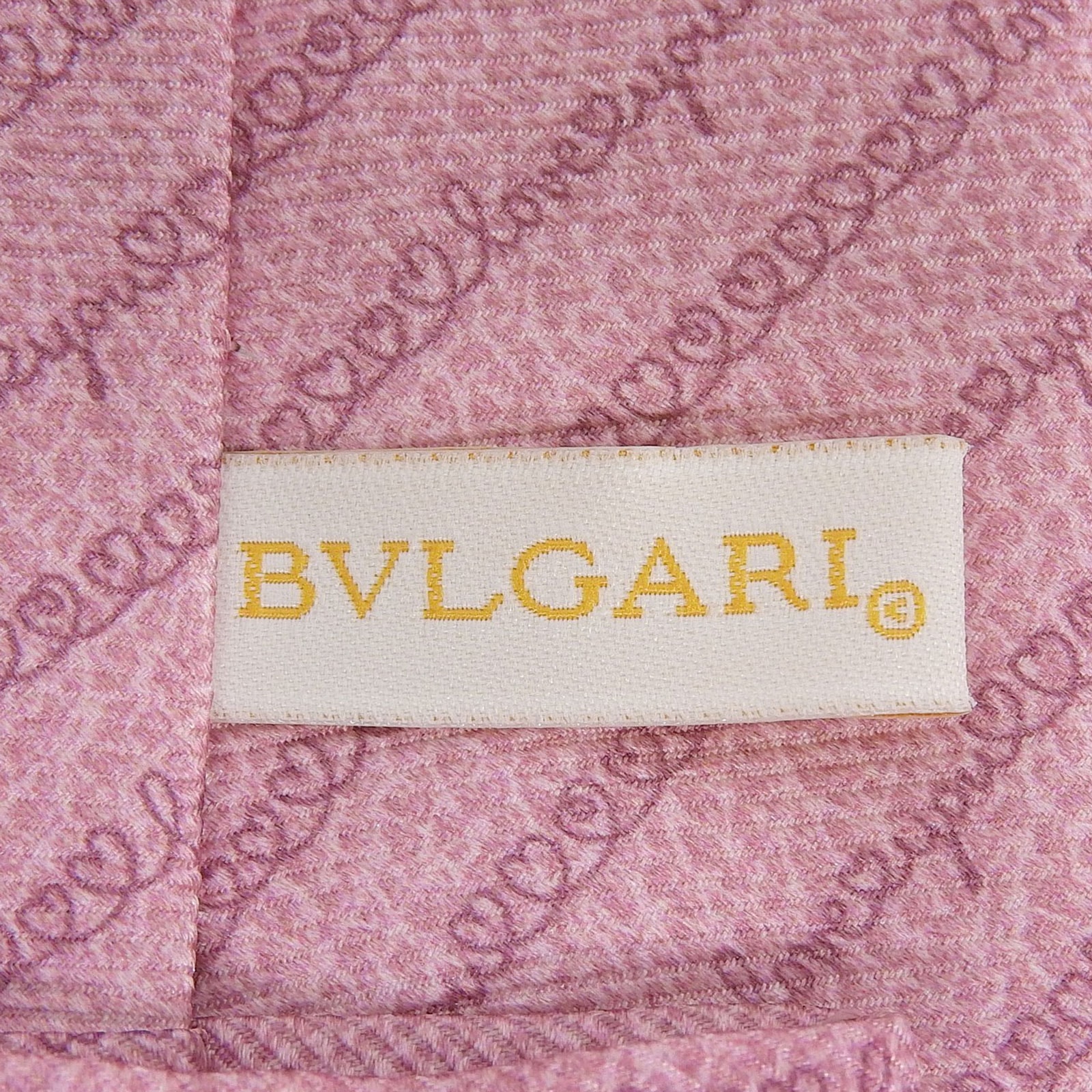 A+ (新品・未使用(ワケあり))】未使用品 ブルガリ ネクタイ ピンク