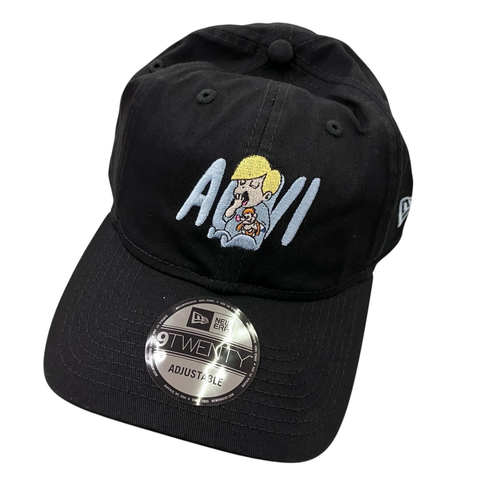 186001 現状品 NEW ERA ニューエラ キャップ 9TWENTY ブラック ACVIコラボ ADJUSTABLE  ユニセックス