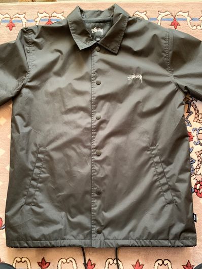 ステューシーコーチジャケットブラック