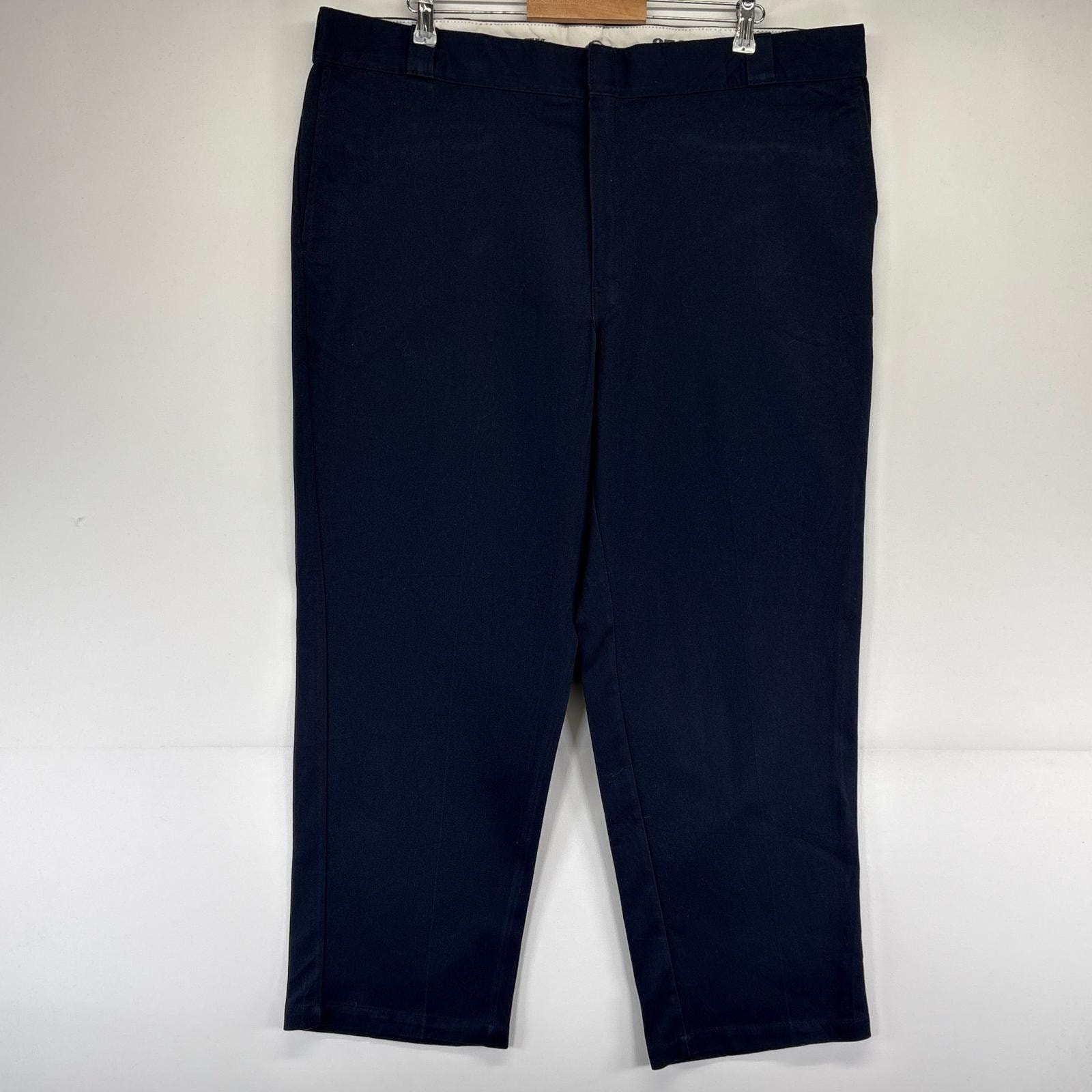 古着 ディッキーズ Dickies パンツ 874 FLEX ワークパンツ チノパン w44×L30  ネイビー系 メンズ