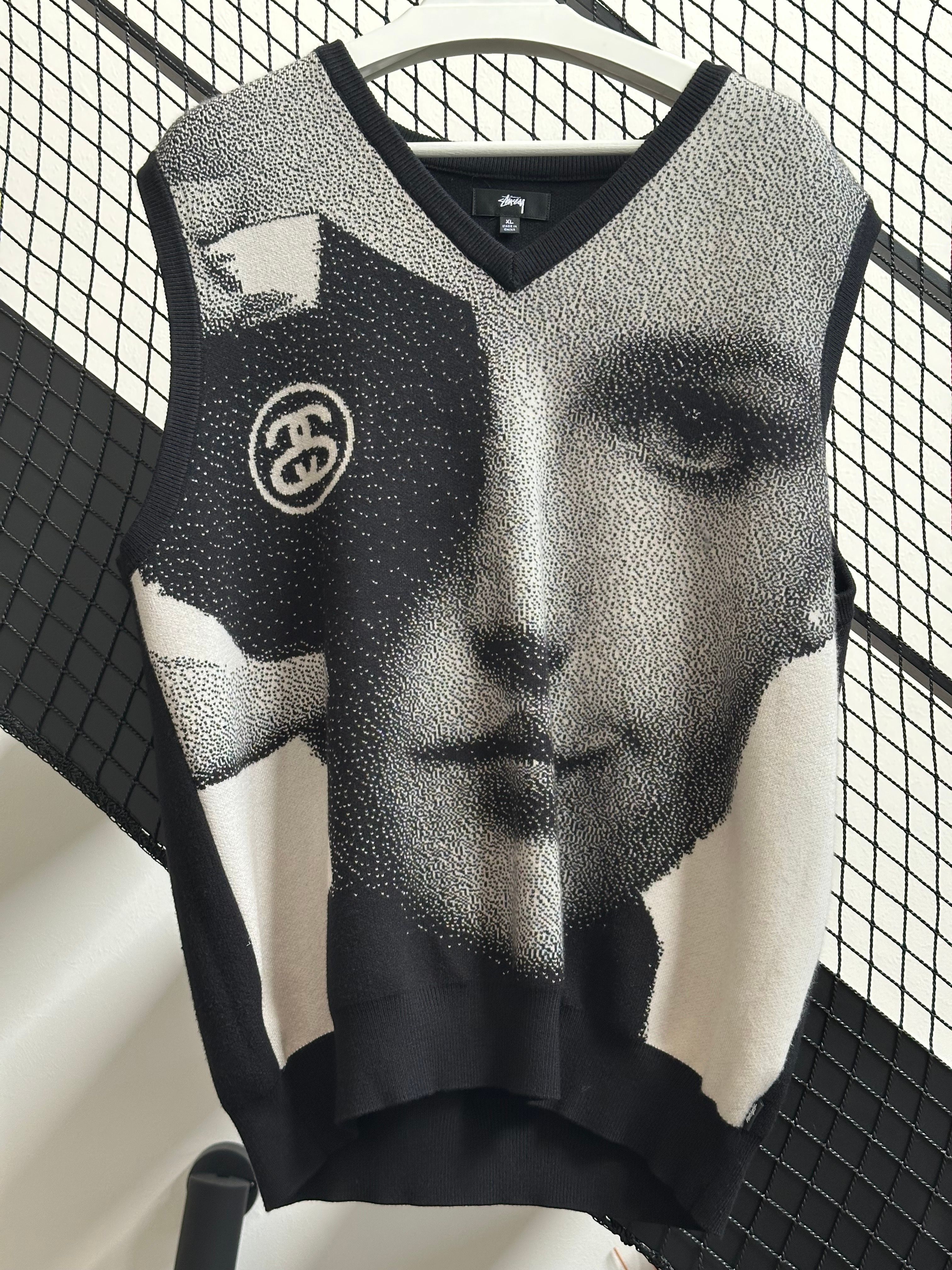 Stussy Photo Jacquard Vest "Black"