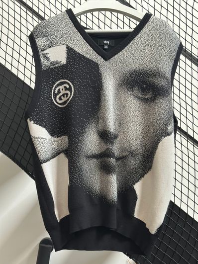 Stussy Photo Jacquard Vest "Black"