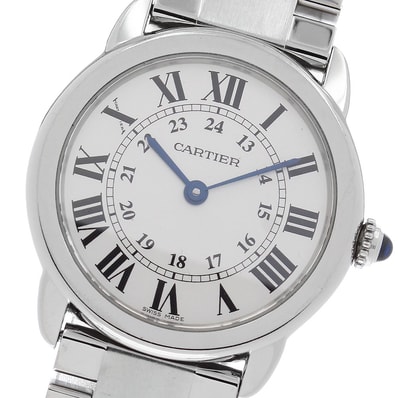 カルティエ ロンドソロ SM W6701004 レディース 【中古】
