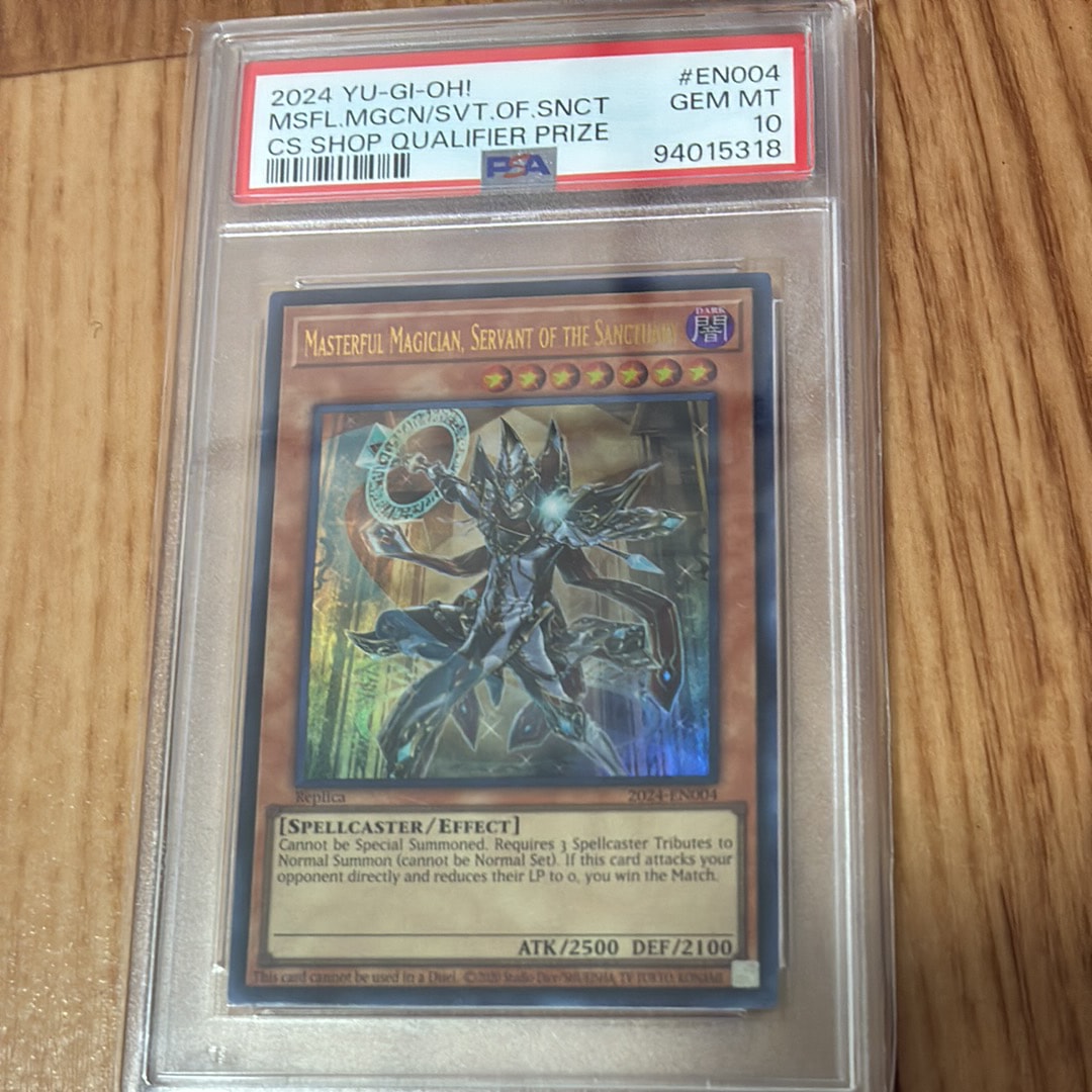 Masterful Magician 遊戯王 日本選手権 2024 プロモ PSA10】Masterful Magician Servant of the Sanctuary UR [2024-EN004