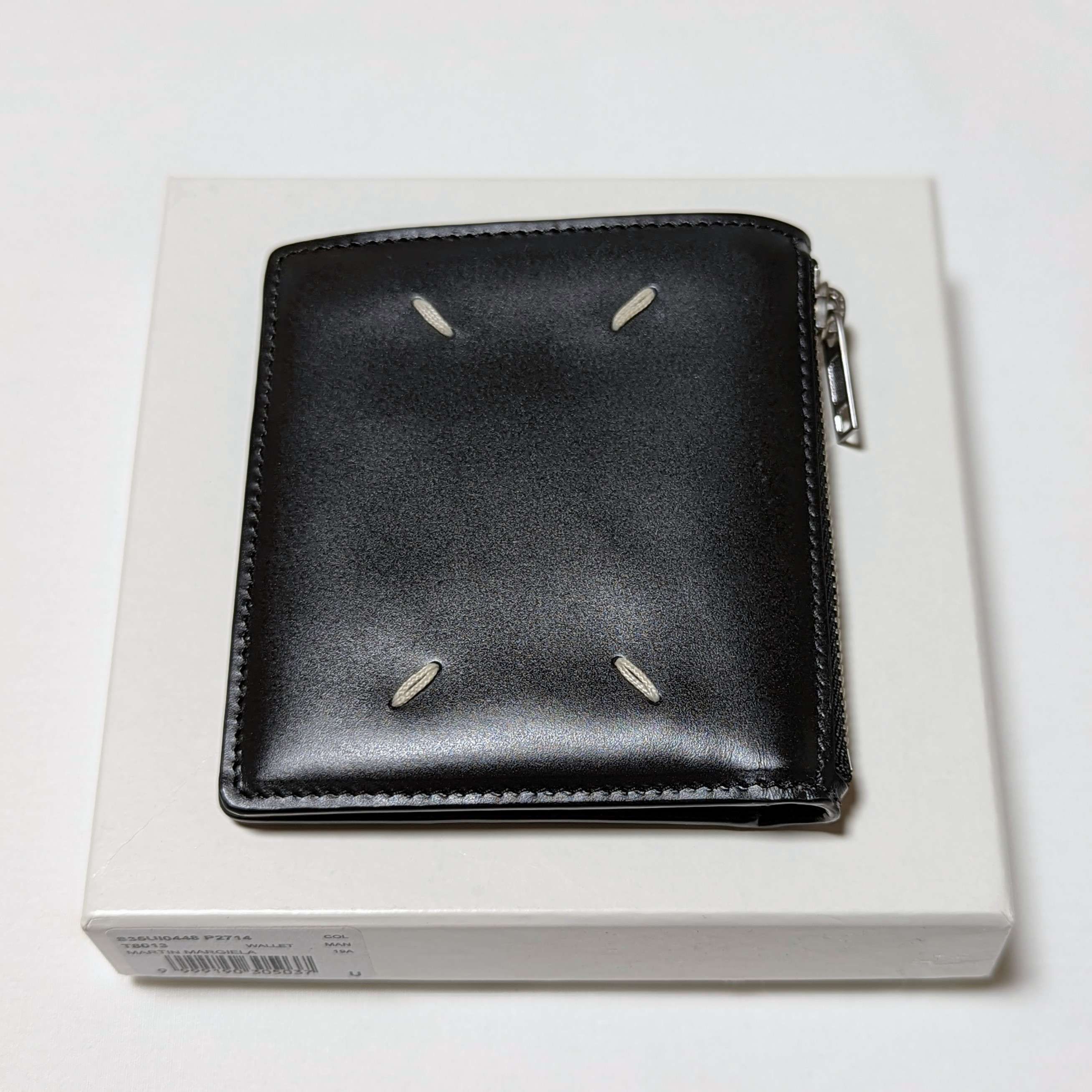 Maison Margiela Small Bi-fold Calfskin Wallet "Black"