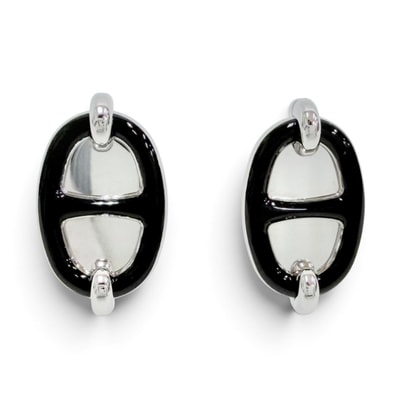 美品 エルメス ピアス ミニ マイヨン シェーヌダンクル H100052FP03