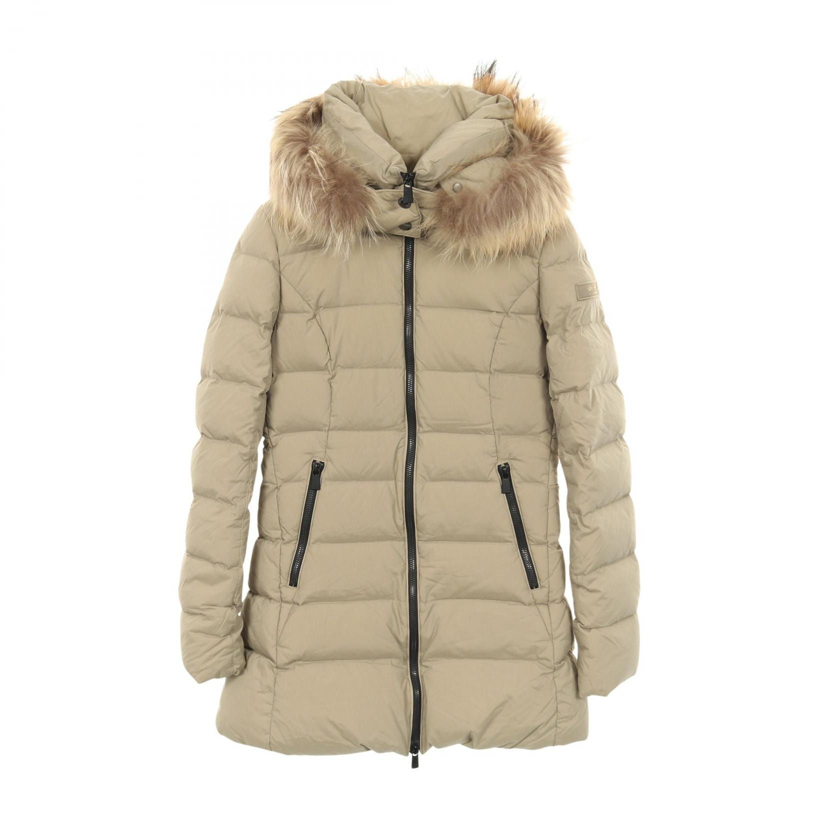 タトラス TATRAS CERAMICA セラミカ ダウンジャケット 衣料品 アウター ナイロン レディース ベージュ系 【中古】