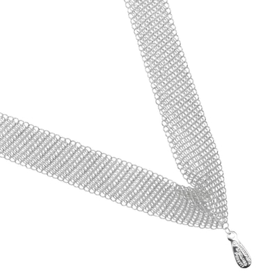 ティファニー メッシュ 全長約72cm レディースネックレス