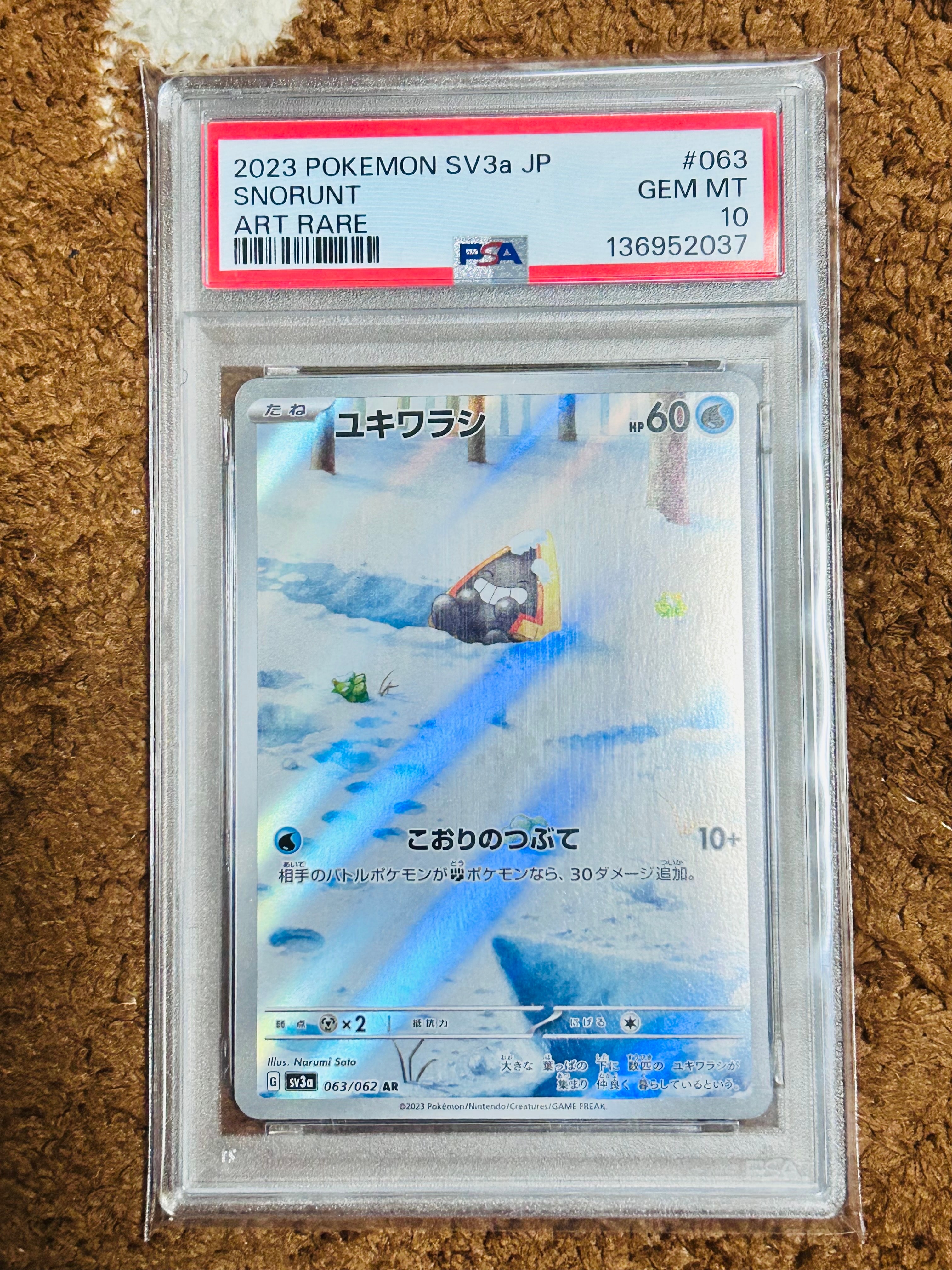 Snorunt AR[SV3a 063/062](Enhanced Expansion Pack "Raging Surf")